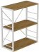 Етажерка 3/60 Ferrum-decor Серії Конект 73x60x28 сірий ДСП Дуб Артизан 16мм (FRD-104268)