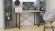 Стіл письмовий Line Лайт Ferrum-decor 750x1000x500 Чорний метал ДСП Дуб Сан-Марино 16 мм (FRD-104837)