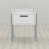 Тумба модульна Ferrum-decor Бетті 540x450x320 метал Сірий ДСП Біле 16 мм (FRD-102997)