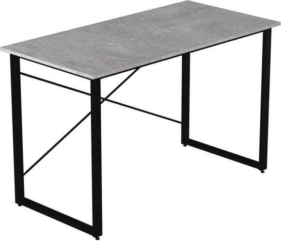 Стіл письмовий Дейв Ferrum-decor 750x1400x600 Чорний метал ДСП Бетон 32 мм (FRD-106449) Стіл письмовий Дейв Ferrum-decor 750x1400x600 Чорний метал ДСП Бетон 32 мм (FRD-106449)