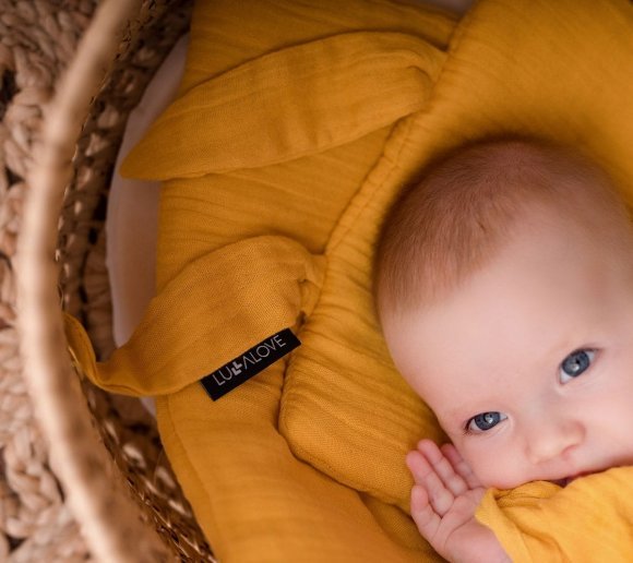 Пелюшка муслінова-плед 100x100 см Mango lullalove-7392 Пелюшка муслінова-плед 100x100 см Mango lullalove-7392