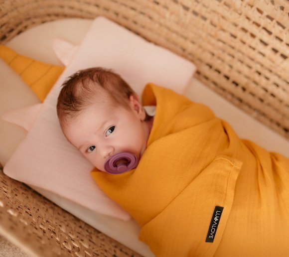 Пелюшка муслінова-плед 100x100 см Mango lullalove-7392 Пелюшка муслінова-плед 100x100 см Mango lullalove-7392