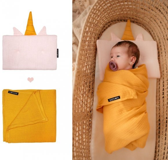 Пелюшка муслінова-плед 100x100 см Mango lullalove-7392 Пелюшка муслінова-плед 100x100 см Mango lullalove-7392