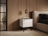 Тумба приліжкова Perfect Home Джапанді / Japandi S54 1-дверна Кашемір (PFH-091467) Тумба приліжкова Perfect Home Джапанді / Japandi S54 1-дверна Кашемір (PFH-091467)