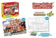 Пазл-розмальовка Пожежна машина 2038Ut Пазл-розмальовка Пожежна машина 2038Ut