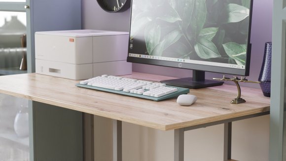 Комп'ютерний стіл Ferrum-decor Гаррі 75x140x70 сірий ДСП Дуб Сан-Марино 16мм (FRD-101484)