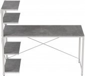 Комп'ютерний стіл Ferrum-decor Джек 75x120x70 Білий ДСП Бетон (FRD-105317) Комп'ютерний стіл Ferrum-decor Джек 75x120x70 Білий ДСП Бетон (FRD-105317)