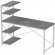Комп'ютерний стіл Ferrum-decor Джек 75x120x70 Білий ДСП Бетон (FRD-105317)