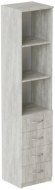 Пенал Анжело Ferrum-decor на 3 полиці з 4 шухлядами 1900x400x380 ДСП Бетон 16 мм (FRD-104929) Пенал Анжело Ferrum-decor на 3 полиці з 4 шухлядами 1900x400x380 ДСП Бетон 16 мм (FRD-104929)