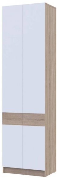Шафа для одягу Doros Сола Дуб Сонома/Білий 60х40х215 DRS-011745 (44900344) Шафа для одягу Doros Сола Дуб Сонома/Білий 60х40х215 DRS-011745 (44900344)