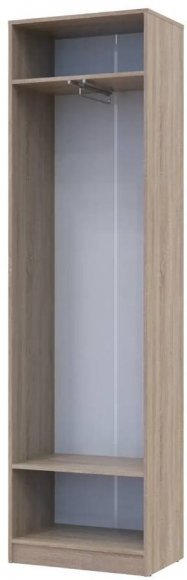 Шафа для одягу Doros Сола Дуб Сонома/Білий 60х40х215 DRS-011745 (44900344) Шафа для одягу Doros Сола Дуб Сонома/Білий 60х40х215 DRS-011745 (44900344)