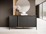 Комод Perfect Home Ларс / Lars 3-дверний 3D/153 Антрацит (PFH-091018) Комод Perfect Home Ларс / Lars 3-дверний 3D/153 Антрацит (PFH-091018)