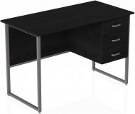 Комп'ютерний стіл Ferrum-decor Гаррі 75x140x70 сірий ДСП Сосна Кембра 16мм (FRD-101485)
