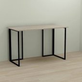 Письмовий стіл Ferrum-decor Ханна 75x120x70 чорний ДСП Дуб Сонома 16мм (FRD-103512)