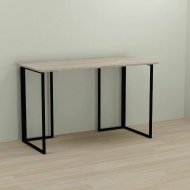 Письмовий стіл Ferrum-decor Ханна 75x120x70 чорний ДСП Дуб Сонома 16мм (FRD-103512)
