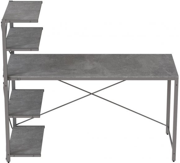 Комп'ютерний стіл Ferrum-decor Джек 75x120x70 Сірий ДСП Бетон (FRD-105318)