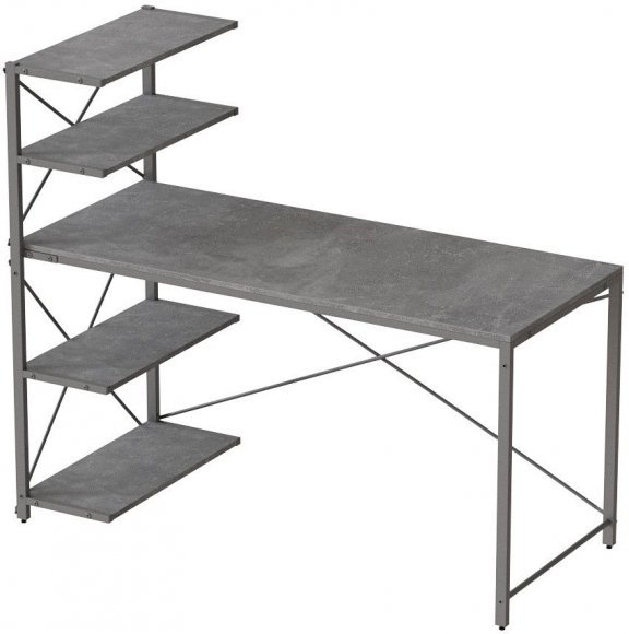 Комп'ютерний стіл Ferrum-decor Джек 75x120x70 Сірий ДСП Бетон (FRD-105318)