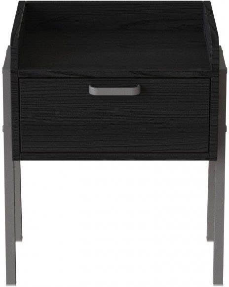 Тумба модульна Ferrum-decor Бетті 540x450x320 метал Сірий ДСП Сосна Кембра 16 мм (FRD-102999)
