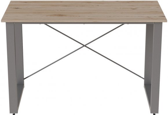 Письмовий стіл Ferrum-decor Драйв 750x1200x700 Сірий метал ДСП Дуб Сан-Марино 16 мм (FRD-103179)