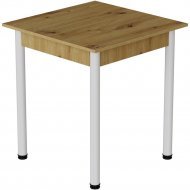 Стіл кухонний Ferrum-decor Агата 75x70x70 Білий ДСП Дуб Артизан 16мм (FRD-105669) Стіл кухонний Ferrum-decor Агата 75x70x70 Білий ДСП Дуб Артизан 16мм (FRD-105669)