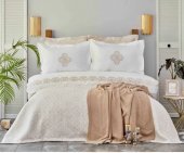 Набір постільний з покривалом + плед Privat Celine gold золотий євро (10) svt-2000022285698 Набір постільний з покривалом + плед Privat Celine gold золотий євро (10) svt-2000022285698