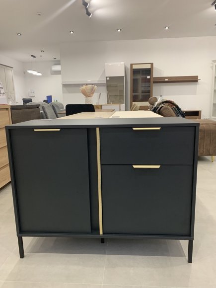Комод Perfect Home Ларс / Lars 2-дверний з 1 шухлядою 2DS/104 Антрацит (PFH-091017) Комод Perfect Home Ларс / Lars 2-дверний з 1 шухлядою 2DS/104 Антрацит (PFH-091017)