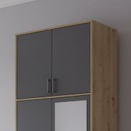 Антресоль висока Doros Ронді Дуб Артизан/Графіт 2 ДСП 82х52х65 (DRS-011905) Антресоль висока Doros Ронді Дуб Артизан/Графіт 2 ДСП 82х52х65 (DRS-011905)