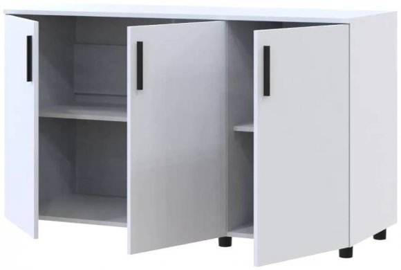 Комод Doros Торн Білий 3 ДСП 135х51.6х80 (DRS-012098) Комод Doros Торн Білий 3 ДСП 135х51.6х80 (DRS-012098)