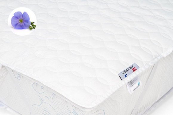 Наматрацник льняний з бджолиними фітонцидами Flax 80х180 см Наматрацник льняний з бджолиними фітонцидами Flax 80х180 см