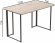 Комп'ютерний стіл Ferrum-decor Ханна 75x120x70 чорний ДСП Дуб Сан-Марино 16мм (FRD-103514)