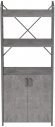 Етажерка 3/60 Ferrum-decor Серії Конект із тумбою 144x60x28 Сірий ДСП Бетон (FRD-104462)