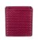 Кашпо для квітів Modern кераміка 18" бургунді куб 59067