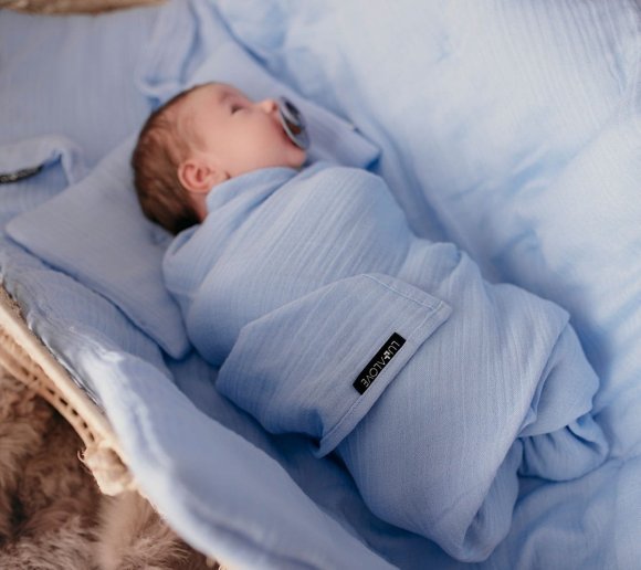 Пелюшка муслінова-плед 100x100 см Serenity lullalove-7378