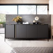 Комод Perfect Home Ларс / Lars 4-дверний 4D/203 Антрацит (PFH-091019) Комод Perfect Home Ларс / Lars 4-дверний 4D/203 Антрацит (PFH-091019)