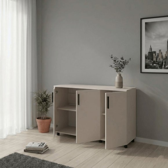 Комод Doros Торн Кашемір 3 ДСП 135х51.6х80 (DRS-012099) Комод Doros Торн Кашемір 3 ДСП 135х51.6х80 (DRS-012099)