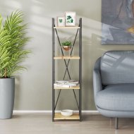 Етажерка 4/34 Ferrum-decor Серії Конект 120x34x28 чорний ДСП Дуб Артизан 16мм (FRD-104273) Етажерка 4/34 Ferrum-decor Серії Конект 120x34x28 чорний ДСП Дуб Артизан 16мм (FRD-104273)