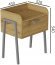 Тумба модульна Ferrum-decor Бетті 540x450x320 метал Сірий ДСП Дуб Дуб Артизан 16 мм (FRD-103002) Тумба модульна Ferrum-decor Бетті 540x450x320 метал Сірий ДСП Дуб Дуб Артизан 16 мм (FRD-103002)