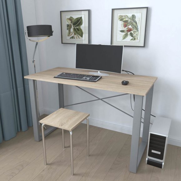 Письмовий стіл Ferrum-decor Драйв 750x1200x700 Сірий метал ДСП Дуб Сонома 16 мм (FRD-103181) Письмовий стіл Ferrum-decor Драйв 750x1200x700 Сірий метал ДСП Дуб Сонома 16 мм (FRD-103181)
