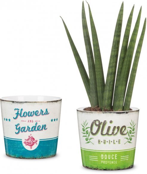 Кашпо для квітів Retro керамічне 13" Douce Provence 60450 Кашпо для квітів Retro керамічне 13" Douce Provence 60450