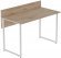 Комп'ютерний стіл Ferrum-decor Скай 75x140x70 білий ДСП Дуб Сан-Марино 16мм (FRD-101114)