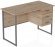 Комп'ютерний стіл Ferrum-decor Гаррі 75x140x70 сірий ДСП Дуб Сан-Марино 32мм (FRD-101489)