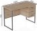 Комп'ютерний стіл Ferrum-decor Гаррі 75x140x70 сірий ДСП Дуб Сан-Марино 32мм (FRD-101489)