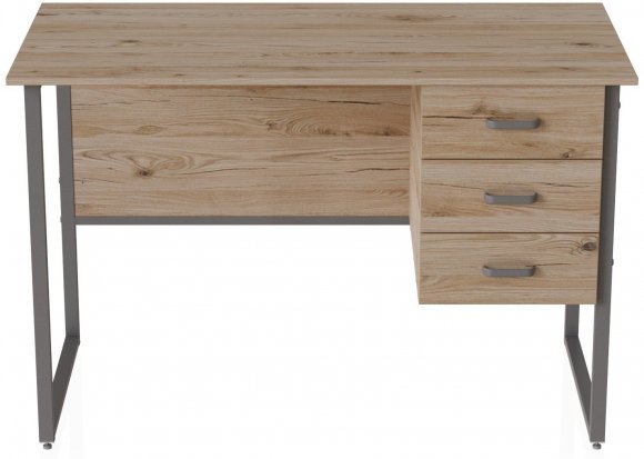 Комп'ютерний стіл Ferrum-decor Гаррі 75x140x70 сірий ДСП Дуб Сан-Марино 32мм (FRD-101489)