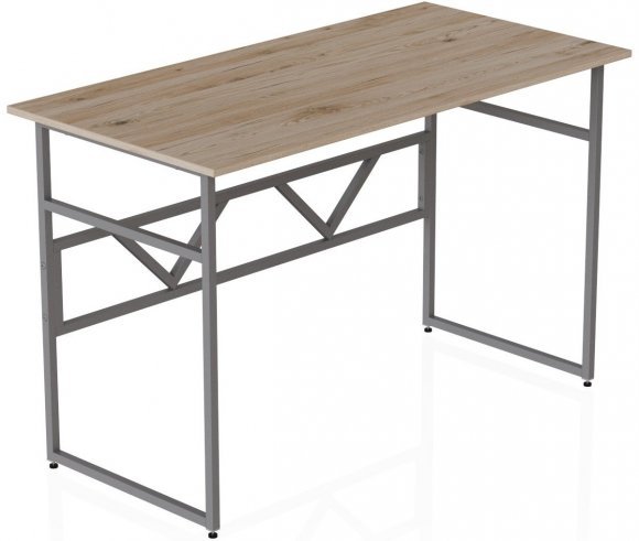 Комп'ютерний стіл Ferrum-decor Райан 75x140x60 сірий ДСП Дуб Сан-Марино 16мм (FRD-101614)