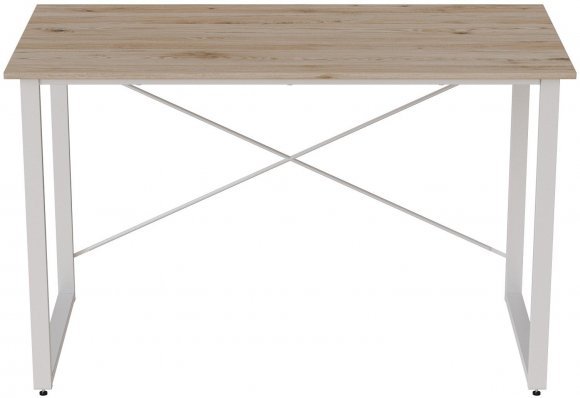 Комп'ютерний стіл Ferrum-decor Дейв 75x100x60 білий ДСП Дуб Сан-Марино 32мм (FRD-102144)