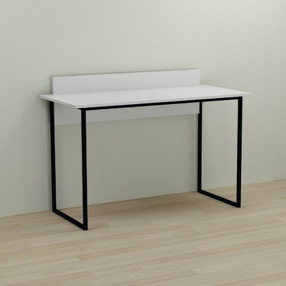 Письмовий стіл Ferrum-decor Скай 75x100x70 чорний ДСП Біле 16мм (FRD-103641)