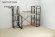 Етажерка 4/34 Ferrum-decor Серії Конект 120x34x28 чорний ДСП Дуб Сонома 16мм (FRD-104274)