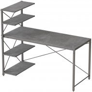 Комп'ютерний стіл Ferrum-decor Джек 75x140x70 Сірий ДСП Бетон (FRD-105321)