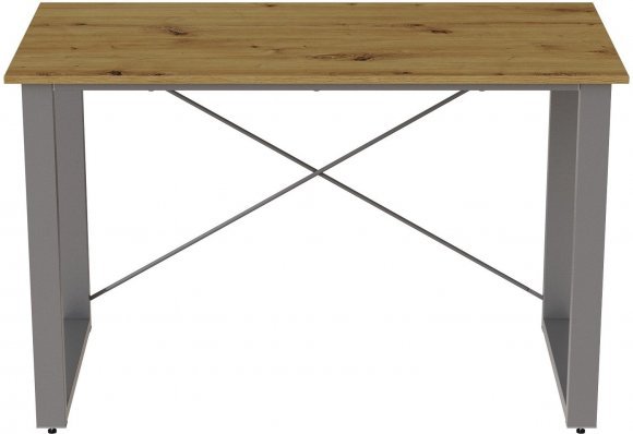 Письмовий стіл Ferrum-decor Драйв 750x1200x700 Сірий метал ДСП Дуб Артизан 16 мм (FRD-103183)