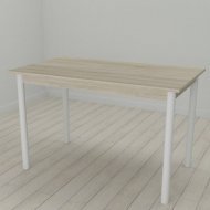 Стіл кухонний Ferrum-decor Беніта 75x120x70 Білий ДСП Сонома 16мм (FRD-106276) Стіл кухонний Ferrum-decor Беніта 75x120x70 Білий ДСП Сонома 16мм (FRD-106276)